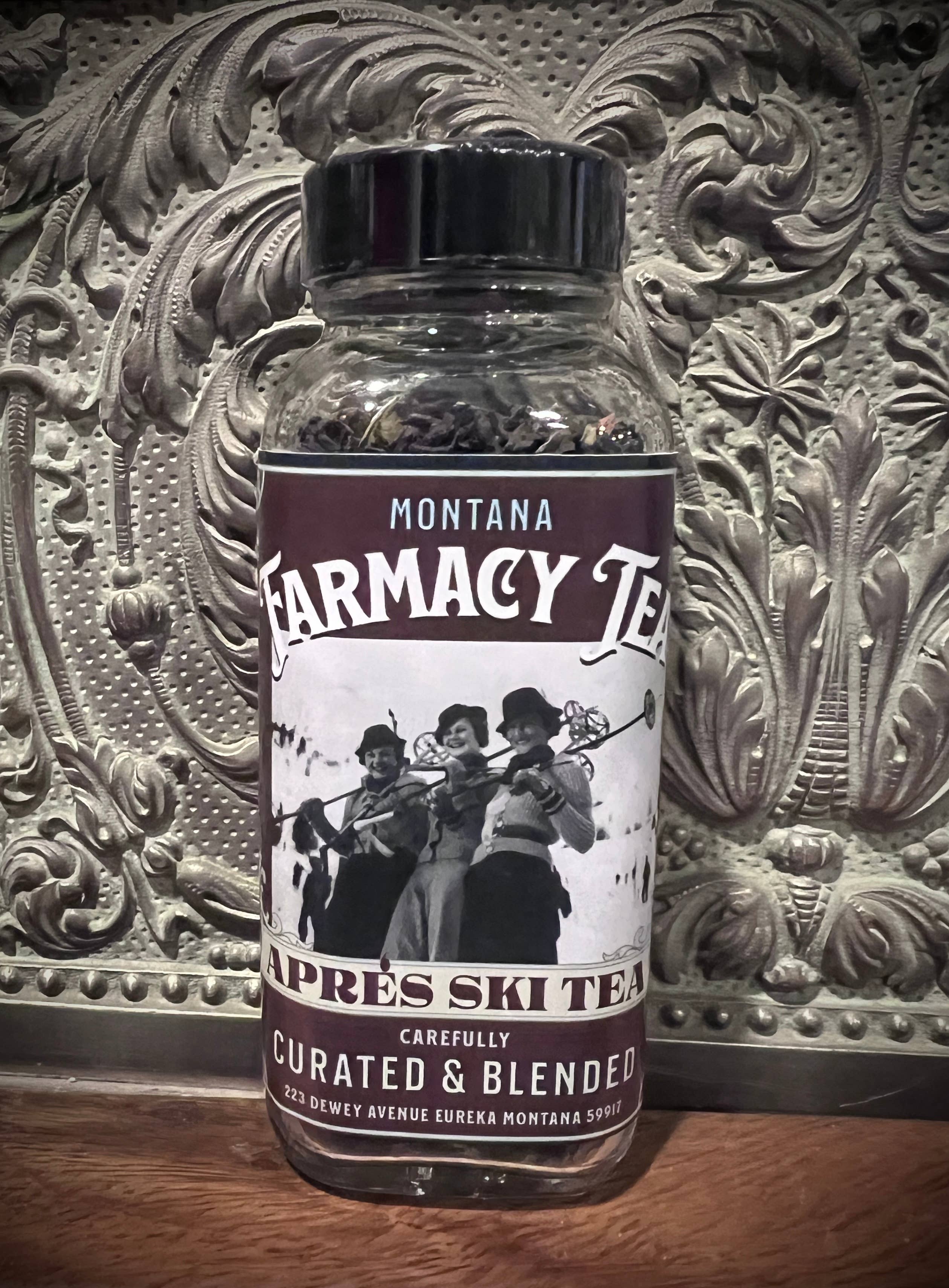 Montana Farmacy - Wholesale Loose Tea - Aprés Ski Tea Vintage Skiing Tea inspired by the slopes0