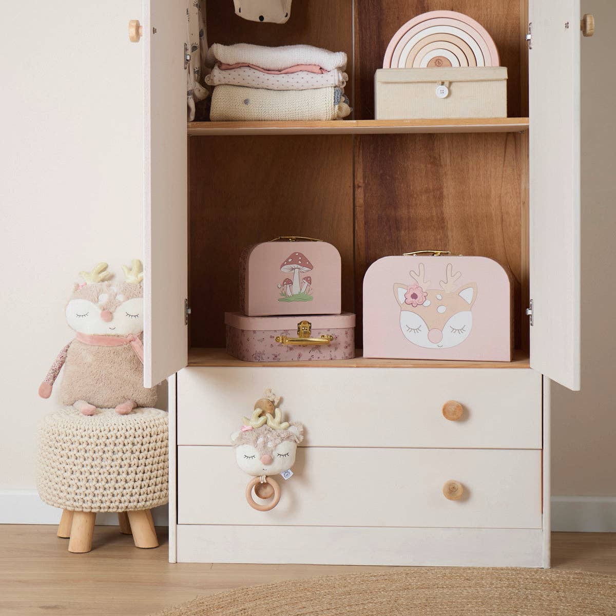 Bieco Spielwaren – wholesale Leksaksset - Barn – 3-delars resväska Ella Dreamy Flowers2