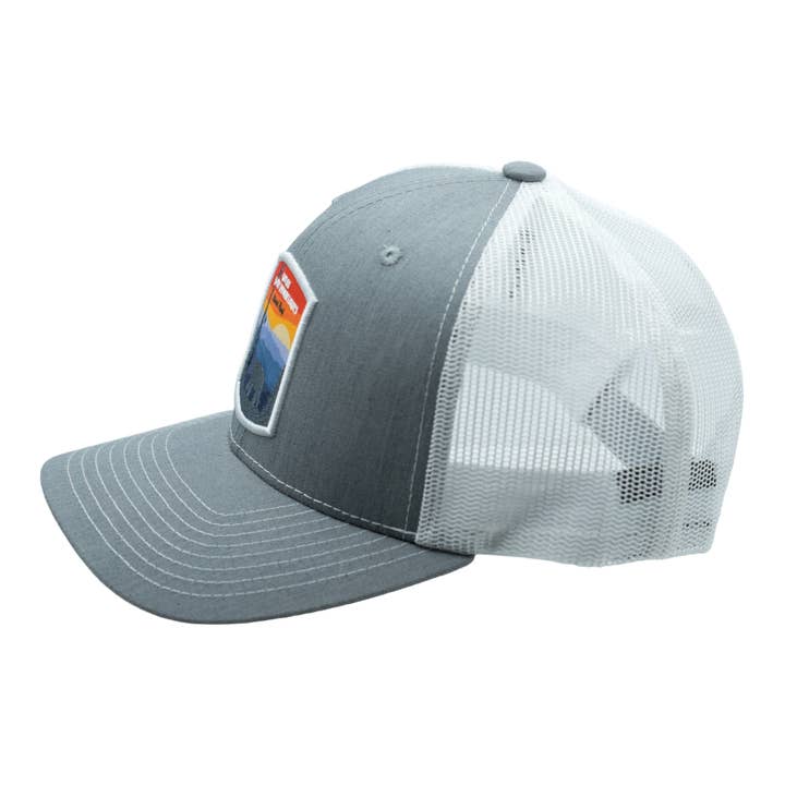 Nebiva - Wholesale Trucker Hat - Unisex - Great Smoky Mountains Trucker Hat (Heather Grey)2