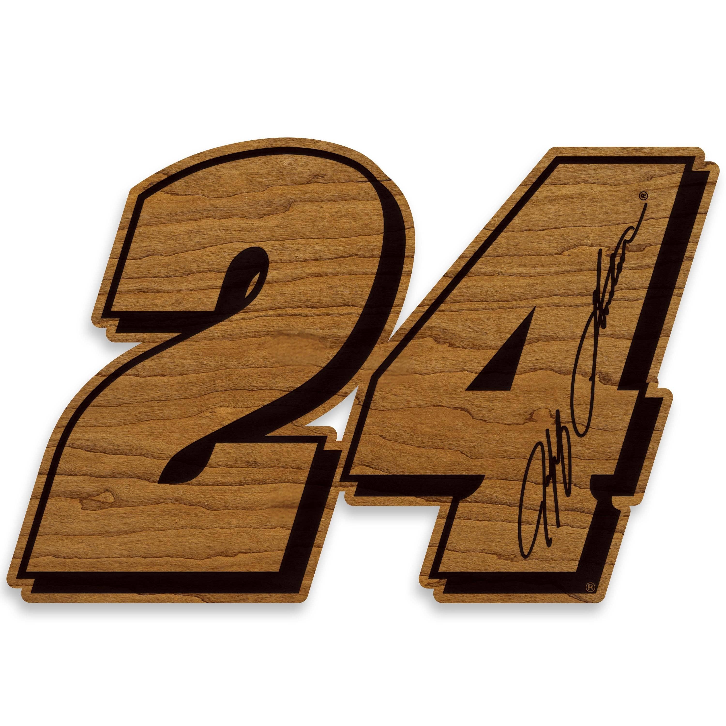LazerEdge - Wholesale Wall Accent - Jeff Gordon #24 Wooden Wall Hanging  | Crafted from Cherry and Maple Wood | Made in USA | Officially Licensed by Hendrick Motorsports0