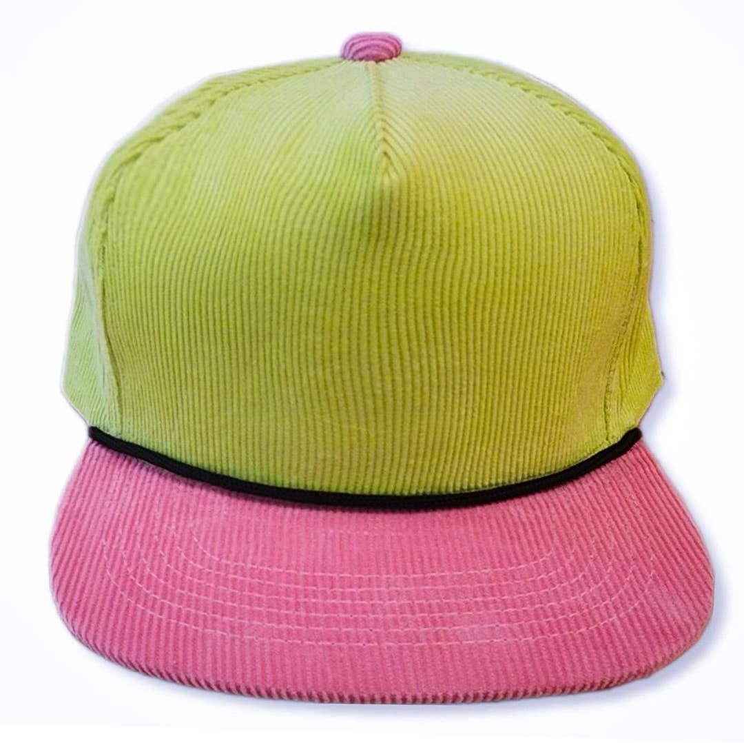 ThatsRad - Wholesale Flat Brim Cap - Unisex - Two Tone Corduroy Rope Snapback Hat 20