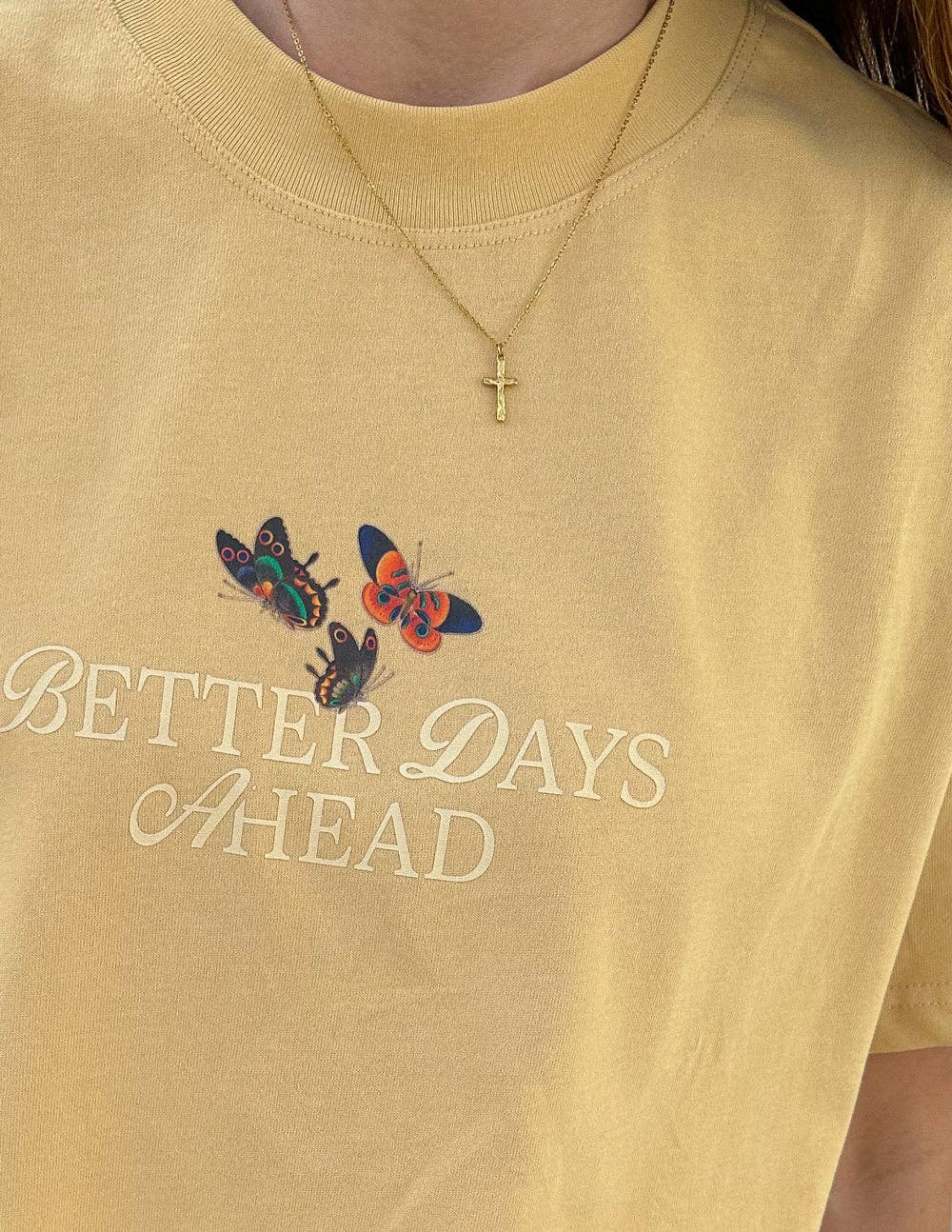 Elevated Faith - Wholesale Pendant/Charm Necklace - Textured Cross Necklace2