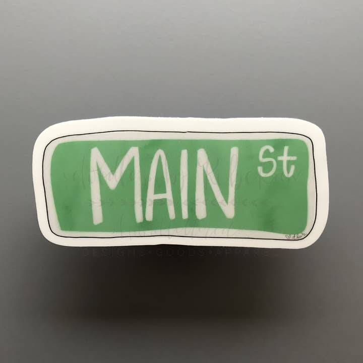 Autocollant Main St. pour la vente par Doodles By Rebekah