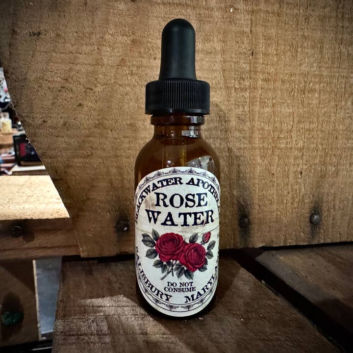 Blackwater Apothecary - Wholesale Face & Body Mist/Water - Rose Water - Amber Glass Bottle with Dropper Top