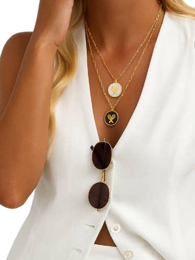 Tennis Ketting op Paperclip Ketting (4 Kleuren) voor wholesale door Runway Athletics