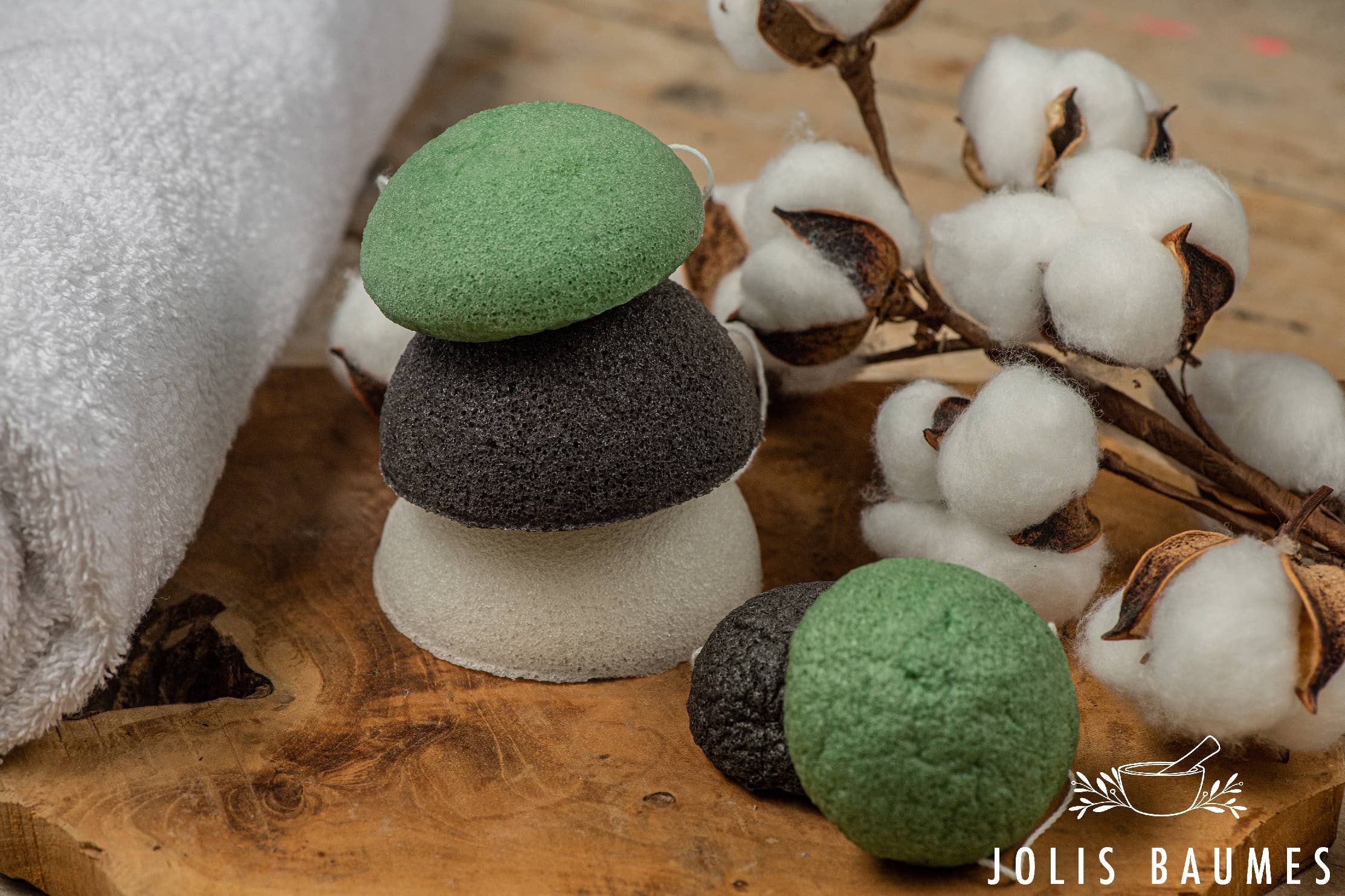 Jolis Baumes - Wholesale Facial Exfoliant/Scrub - Natural Konjac Sponge – Softness & Radiance of the Complexion8