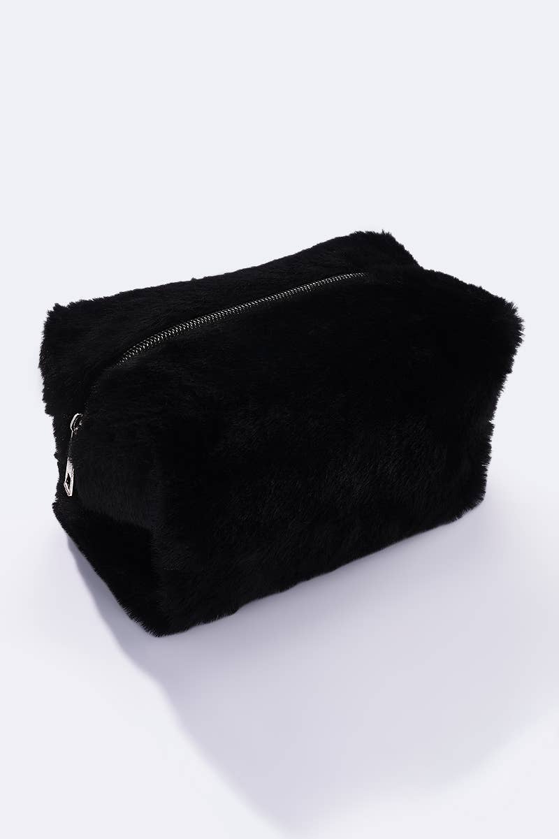 BYREN | ÉLINE L'ATELIER - Vente Trousse de toilette – femme - Trousse fausse fourrure CY205-207JH0