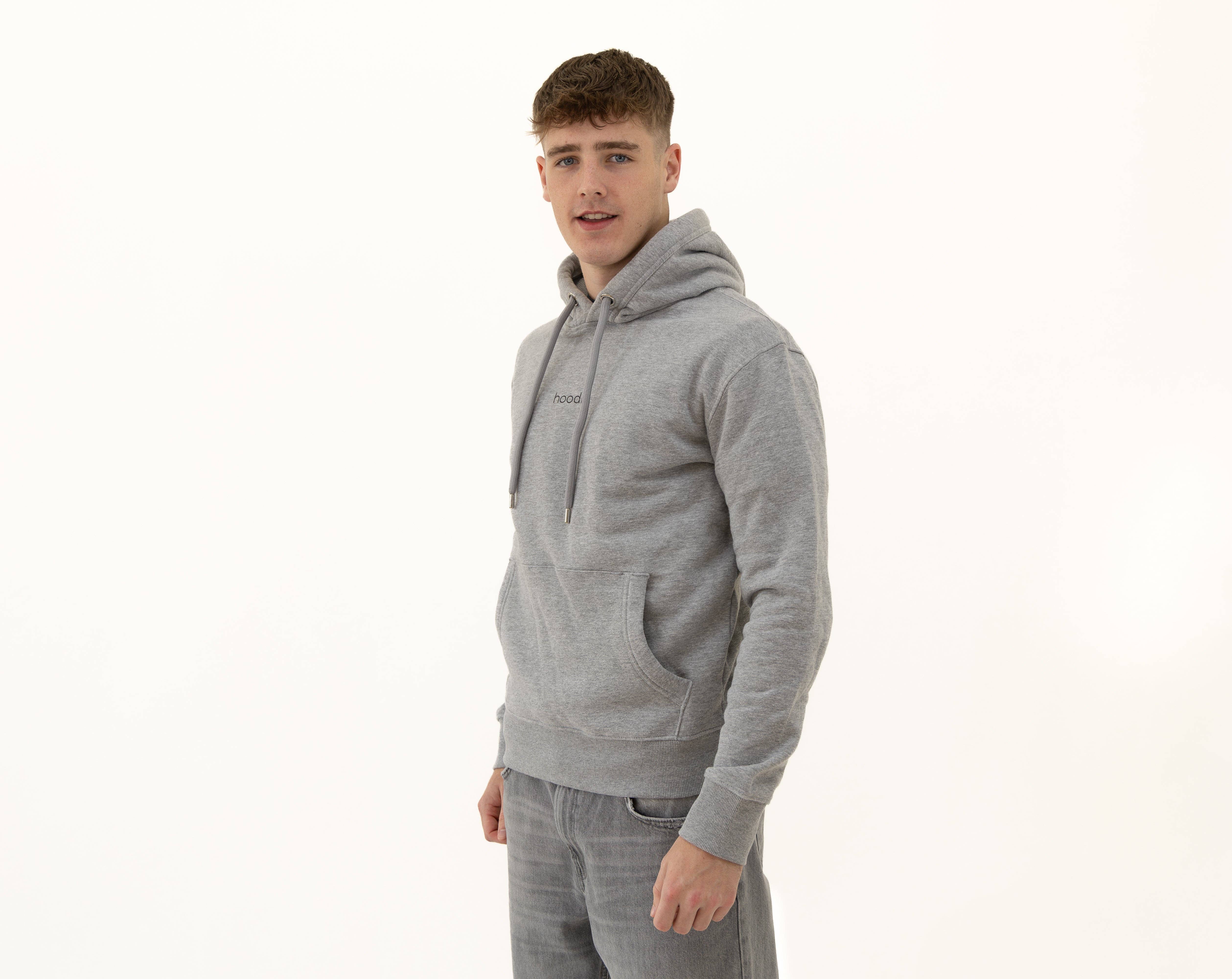 simple. panda – wholesale Hoodie – Unisex – simple. hoodie. grey-marl.2