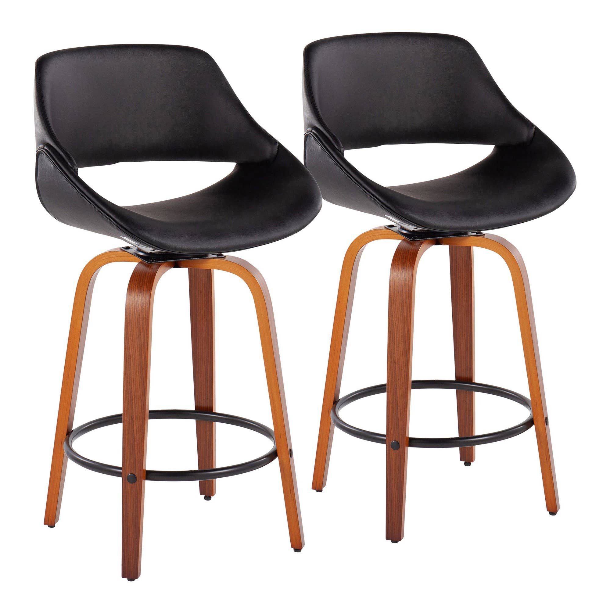 LumiSource and Grandview Gallery - Wholesale Stool - Fabrico 26" Fixed-height Counter Stool WLQ - Set of 212