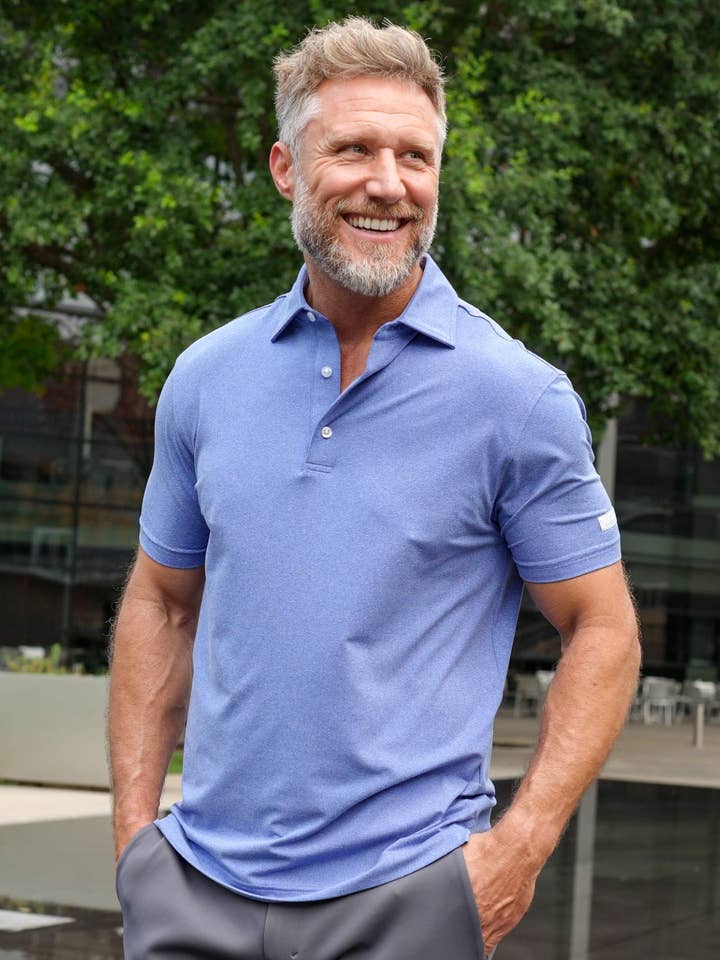 USA Palm - Wholesale Polo - Men's - Heathered Polo27