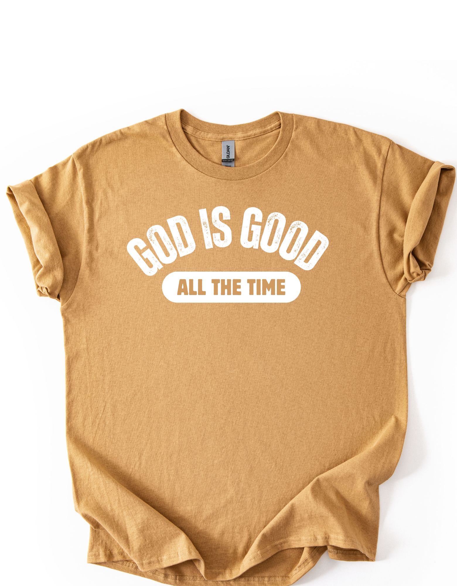 Poppy & Aster – wholesale Screen printed t-shirt – Women′s – God is Good All the Time T-shirt0