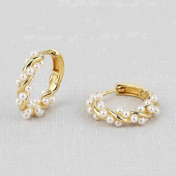 Pearl Ear Cuff Earrings for wholesale by paperln