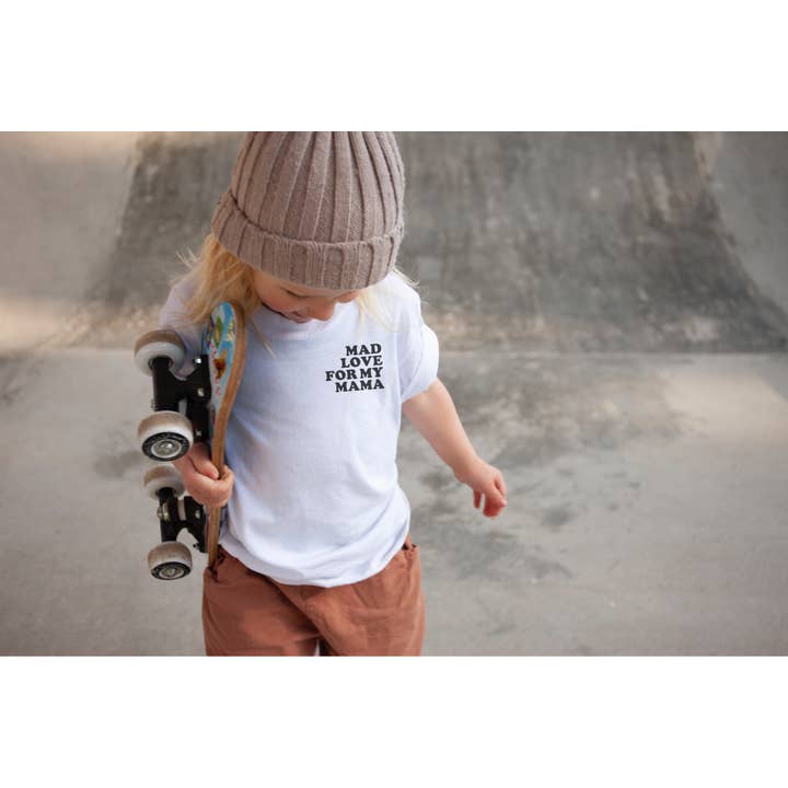 LOLA MAGNOLIA - Wholesale Screen Printed T-Shirt - Kids - MAD LOVE TODDLER TEE