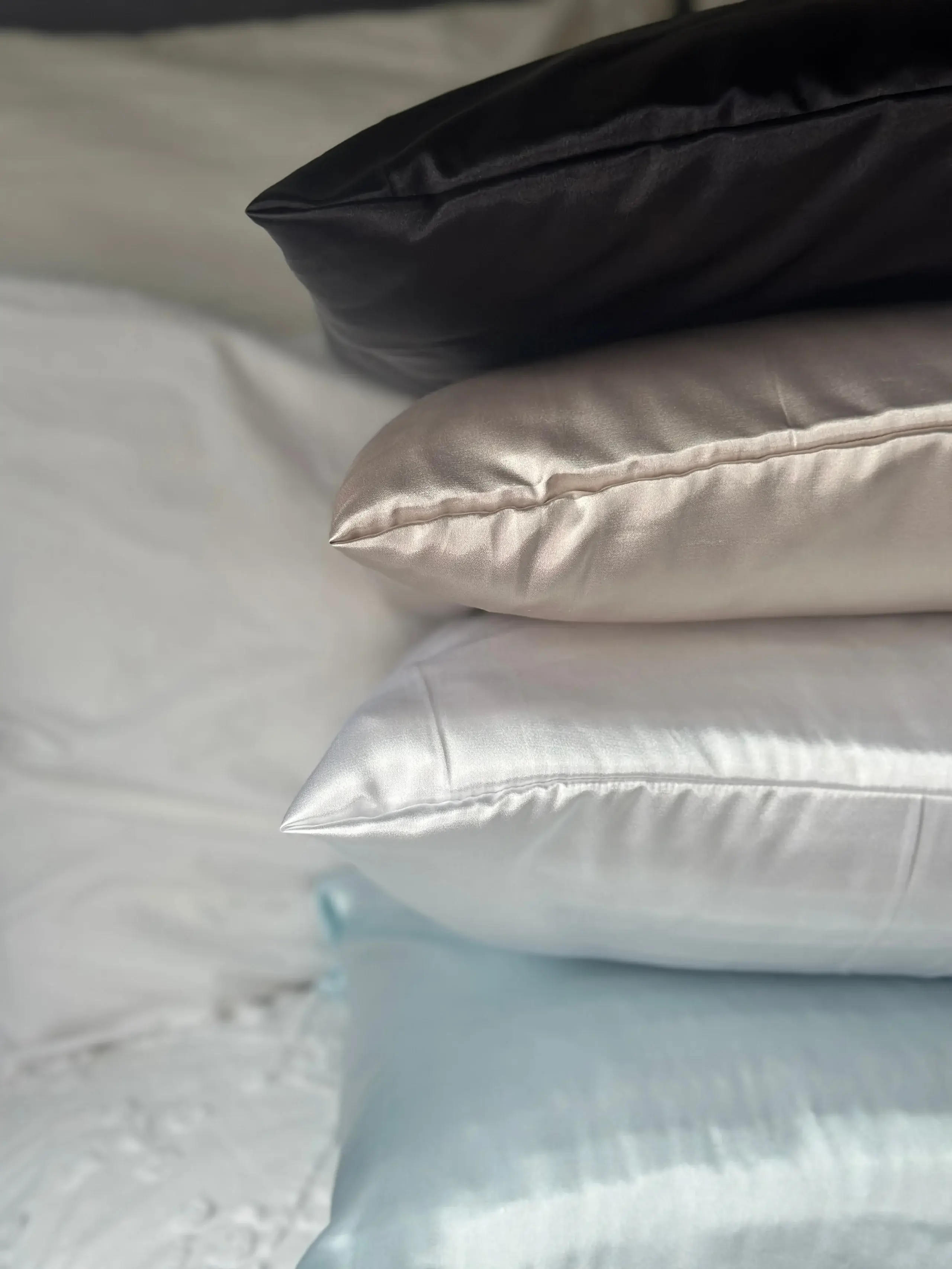 Handmade Jems – Großhandel Kopfkissenbezug – Champagner Deluxe Satin-Kissenbezug1