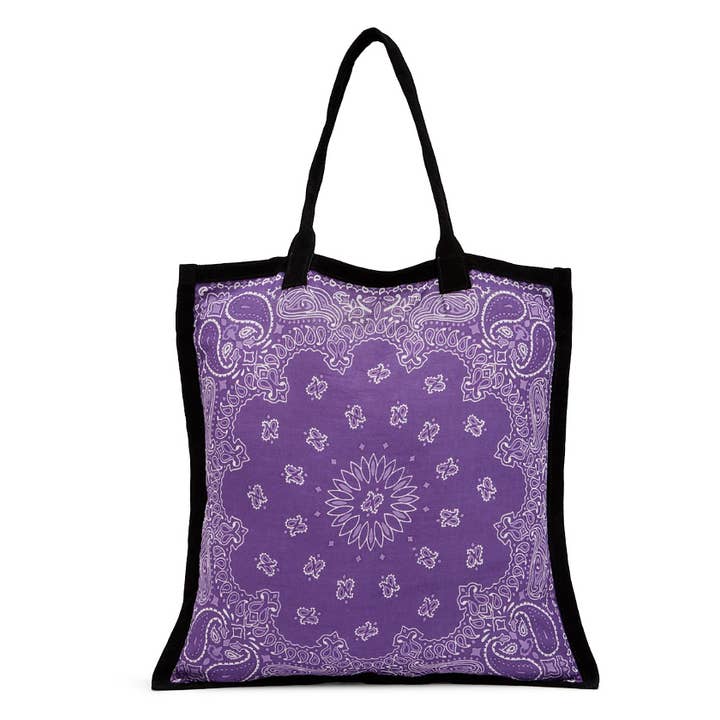 Raj Trading & Imports (USA) Inc. - Wholesale Tote bag – Women's - Bandana Cotton Tote Shoppers Assorted7