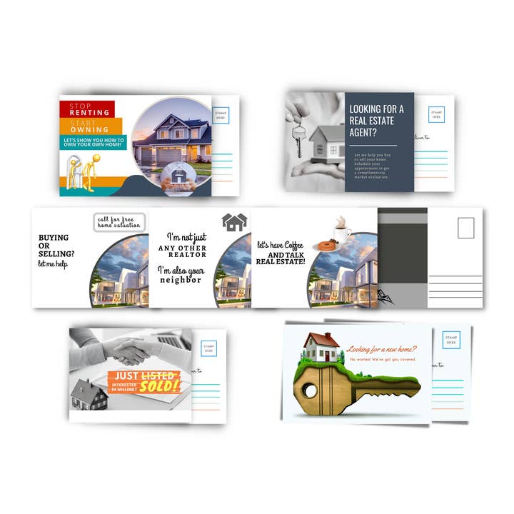 Real Estate Marketing Postcards, Subscription for wholesale by Heritage Owl