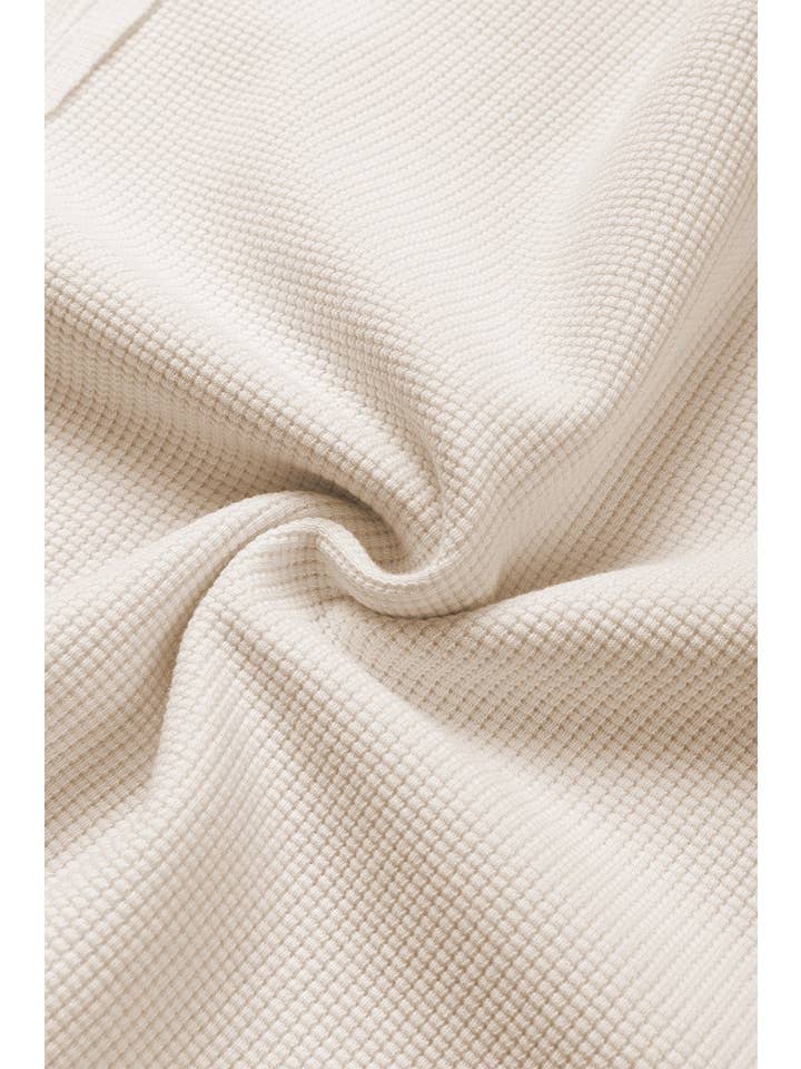 PRETTY BASH - Wholesale Knit Top - Women's - Waffle knit Bishop Sleeve Side Split Top13