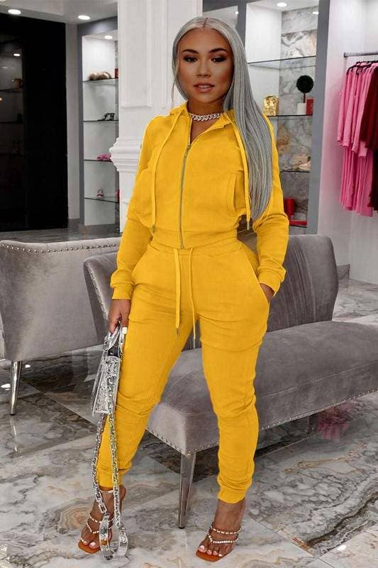 Flarix – Großhandel Set aus Oberteil und Rock – Damen – Jogging-Set mit Kapuzenjacke0