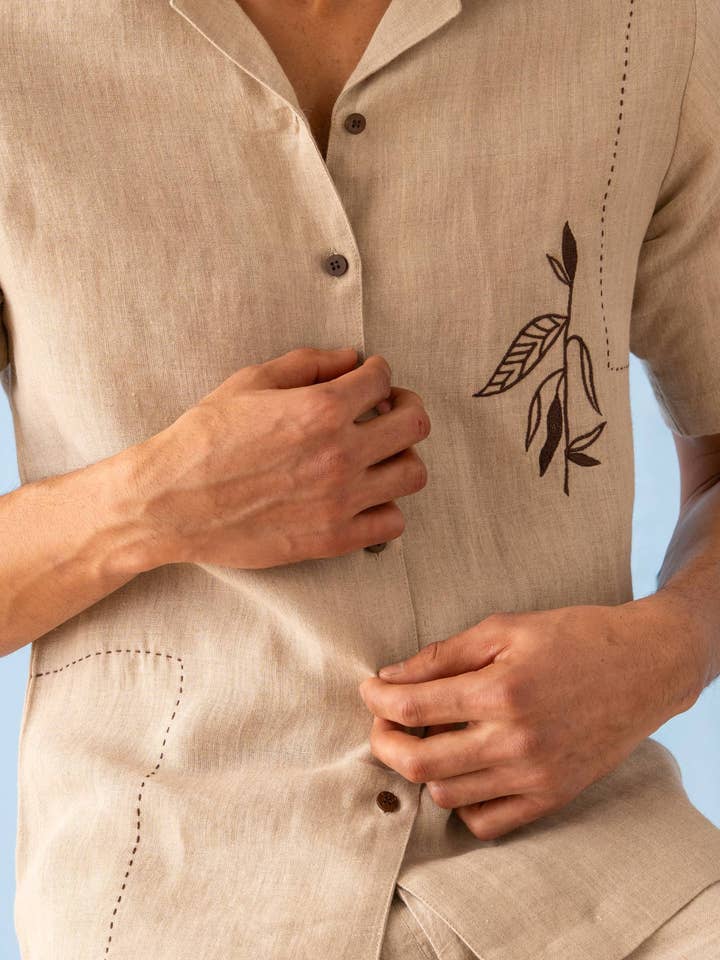 Gruau Chemise en lin Edward en vente sur Faire1