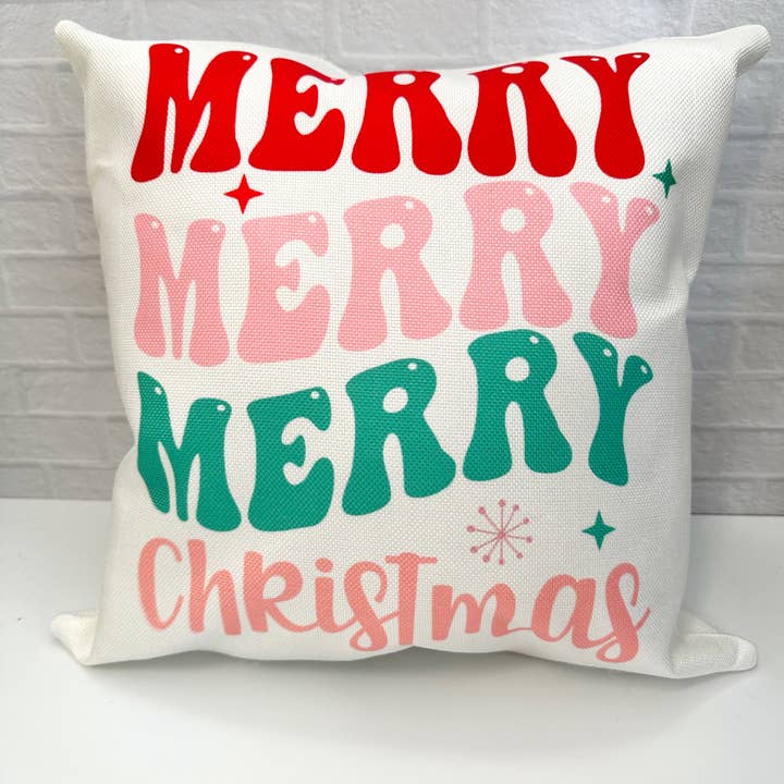 Coussin de Noël - Décoration de vacances - Décoration de Noël rétro pour la vente par LuckTen