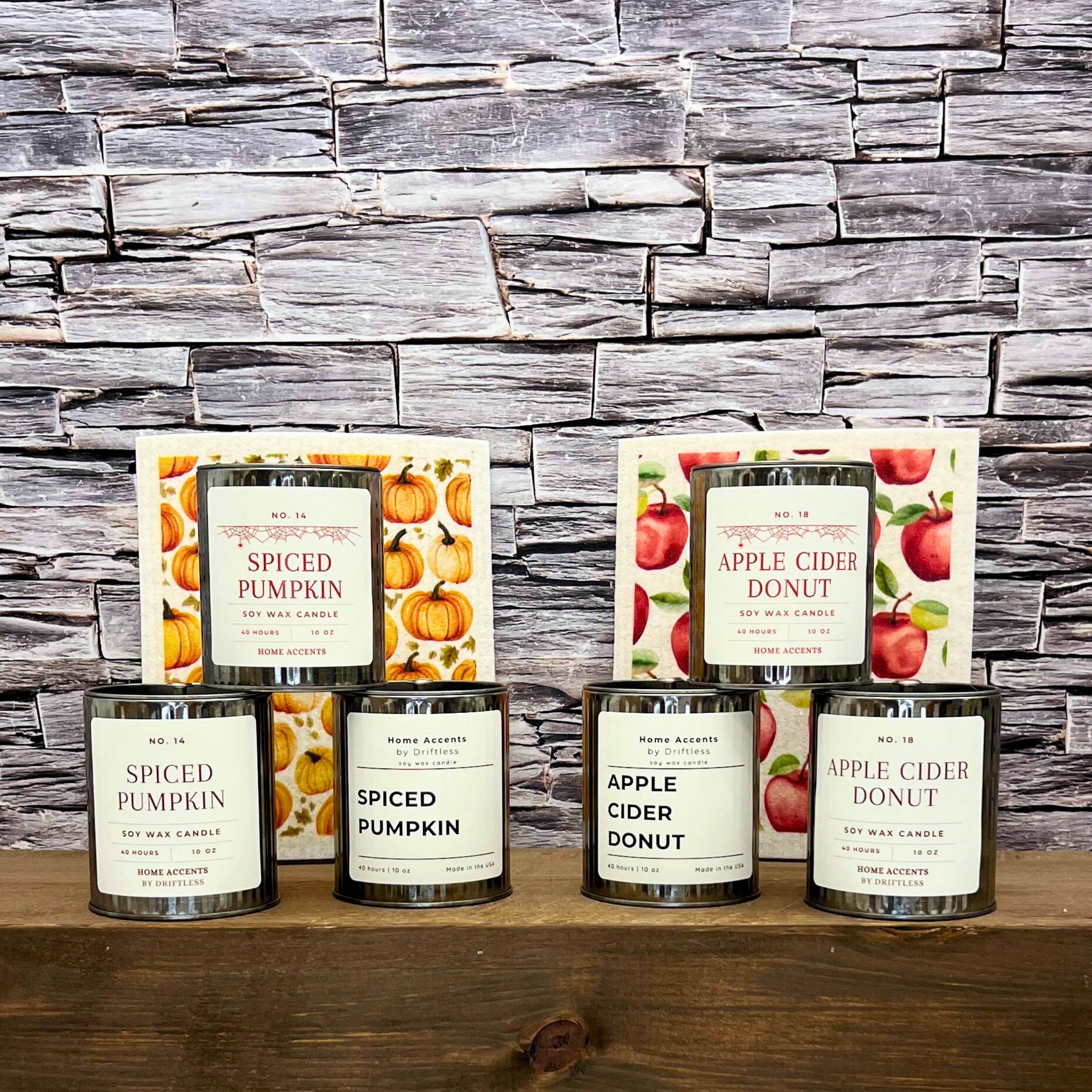 Home Accents By Driftless - Wholesale Jar/Filled Candle - Spiced Pumpkin Vintage Farmhouse Style Candle - Fall Decor2