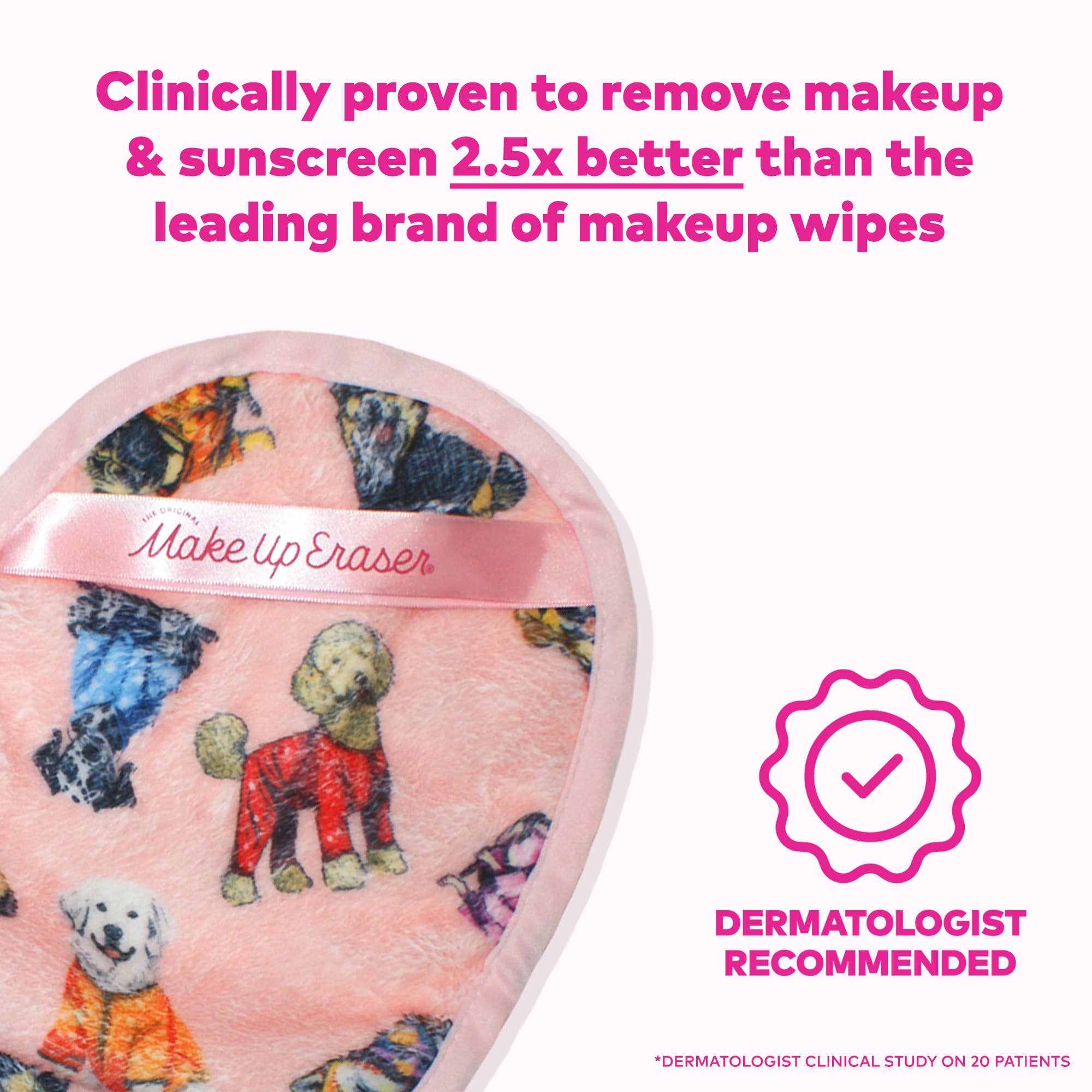 The Original MakeUp Eraser - Wholesale Makeup Remover - Puppy Print MakeUp Eraser PRO | The Pet Lover4