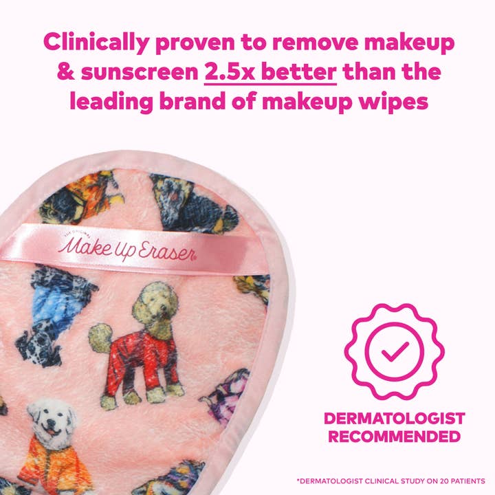 The Original MakeUp Eraser - Wholesale Makeup Remover - Puppy Print MakeUp Eraser PRO | The Pet Lover4