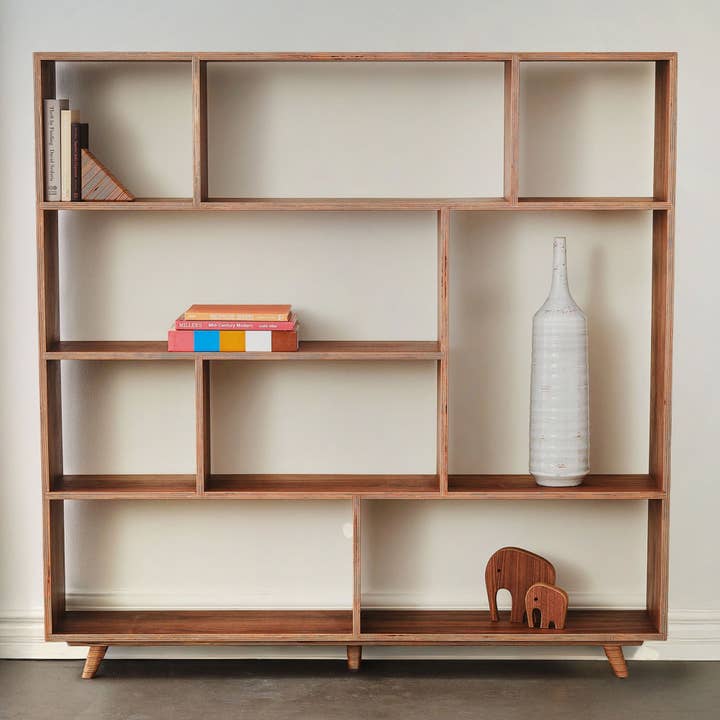 Relic Modern™ | Furniture & Objects - Wholesale Sculpture - Modern Minimalist Walnut Wood Elephant Sculptures - 3 Sizes3