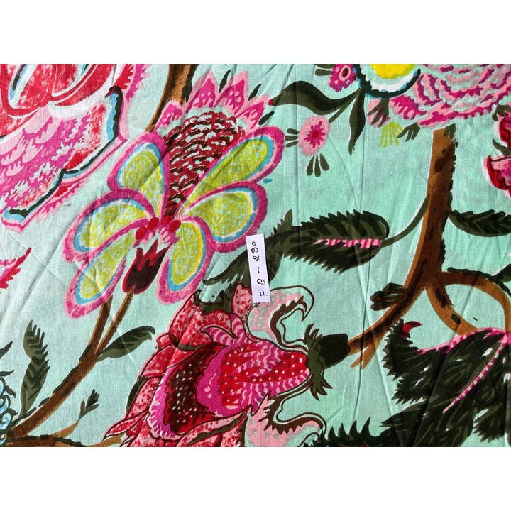 Bhawana Handicrafts - Wholesale Fabric Paint - Hand Screen Printed Fabric Block Print Fabric Cotton Floral4