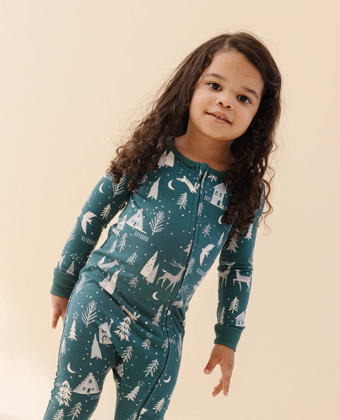 Lark - Wholesale Jumpsuit - Baby - Holiday Convertible Footie in Winter Wonderland2