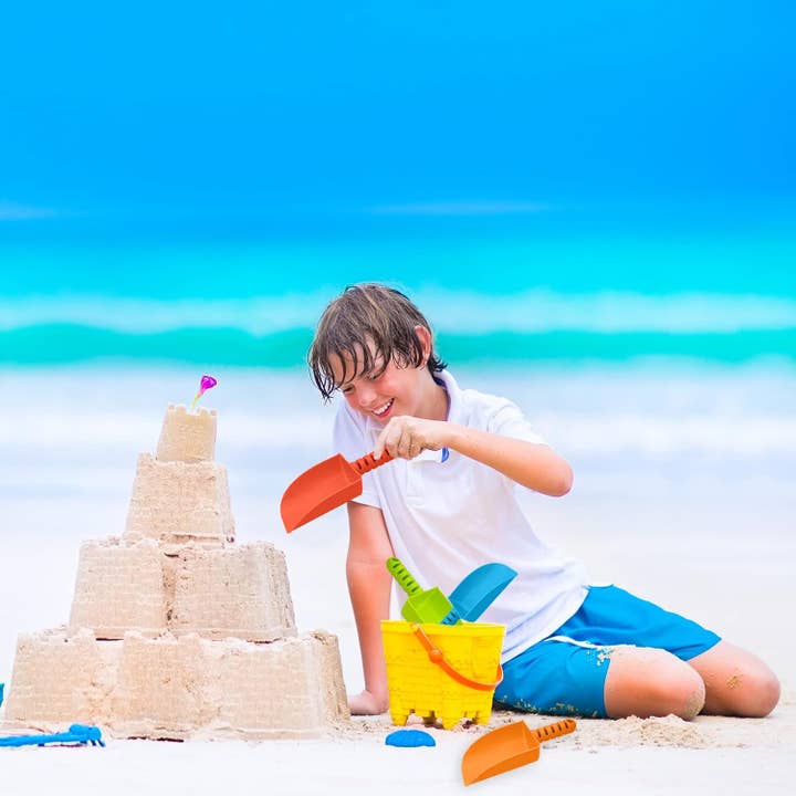 4E's Novelty - Wholesale Toy Set - Kids - 4E’s Novelty 8’’ Plastic Shovels for Kids – 4 Pack Beach & Garden Fun