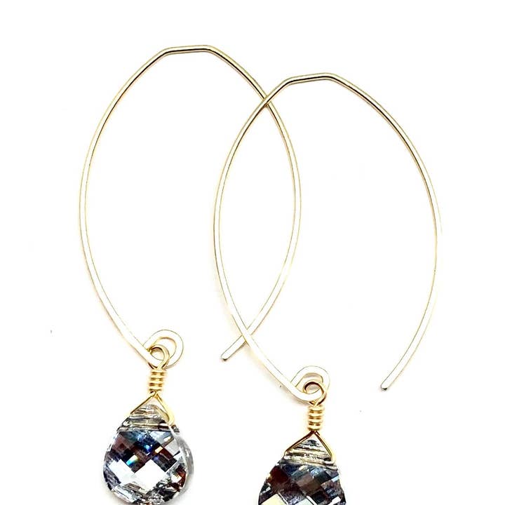 noon designs - Wholesale Dangle Earrings - mini Swarovski earrings2
