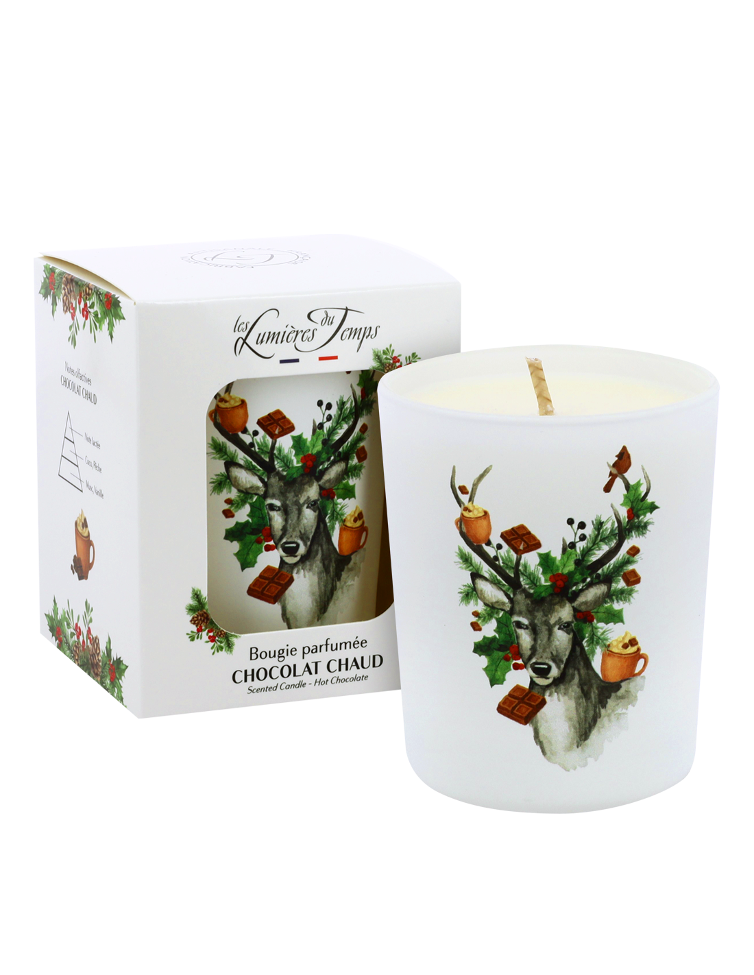 Les Lumières du Temps - Wholesale Jar/Filled Candle - Enchanted Traditions Scented Candle 180 g Hot Chocolate0