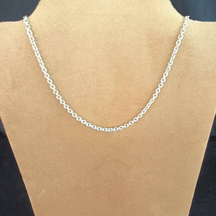 SILVER CAVE - Wholesale Link & Chain Necklace - 925 Sterling Silver Solid Unisex Cable Chain2