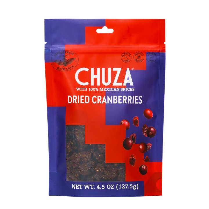 CHUZA - Wholesale Dried/Dehydrated Fruit - CHUZA | Dried Cranberry | Chili-Seasoned Fruit Snack