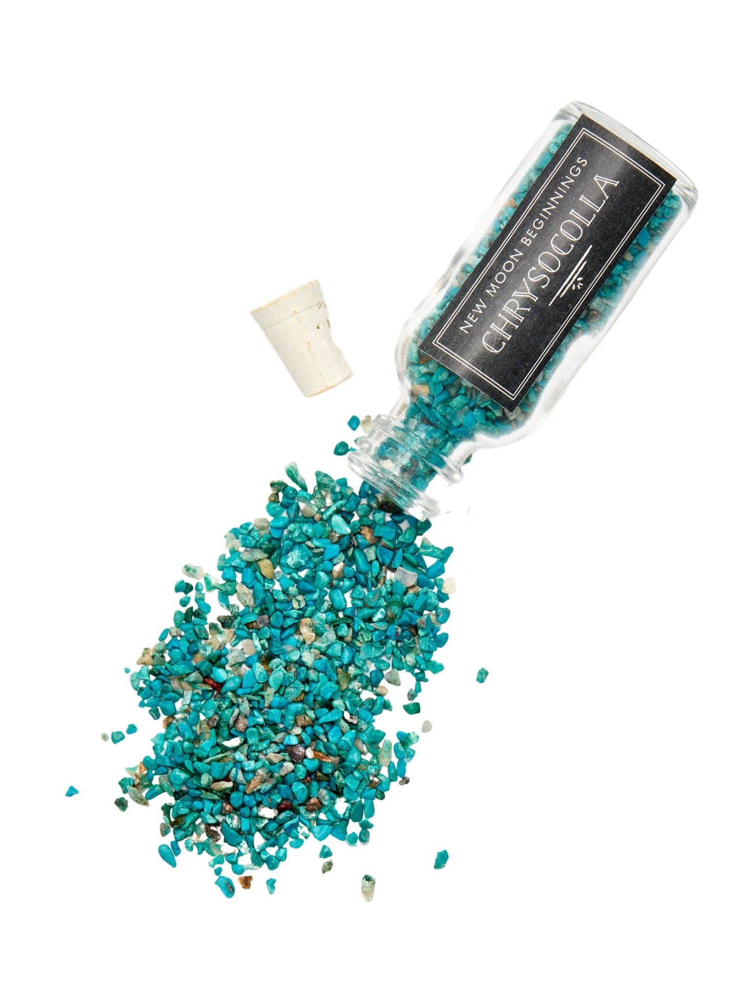 New Moon Beginnings - Wholesale Spiritual Stone/Crystal - Natural Gemstone Chips in a Bottle -70 stone types available56