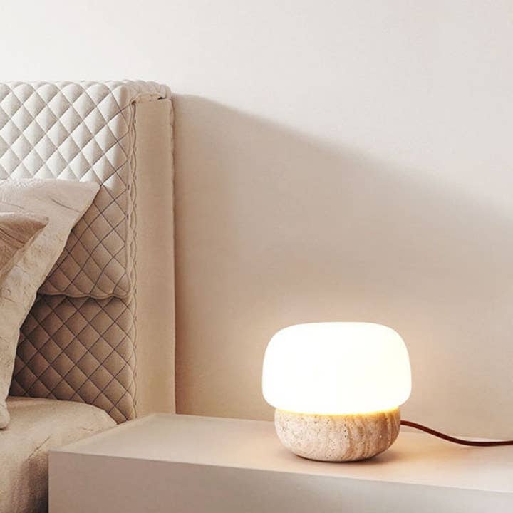 Kiyo Home - Wholesale Accent/Desk Lamp - Stone Mushroom Lamp3