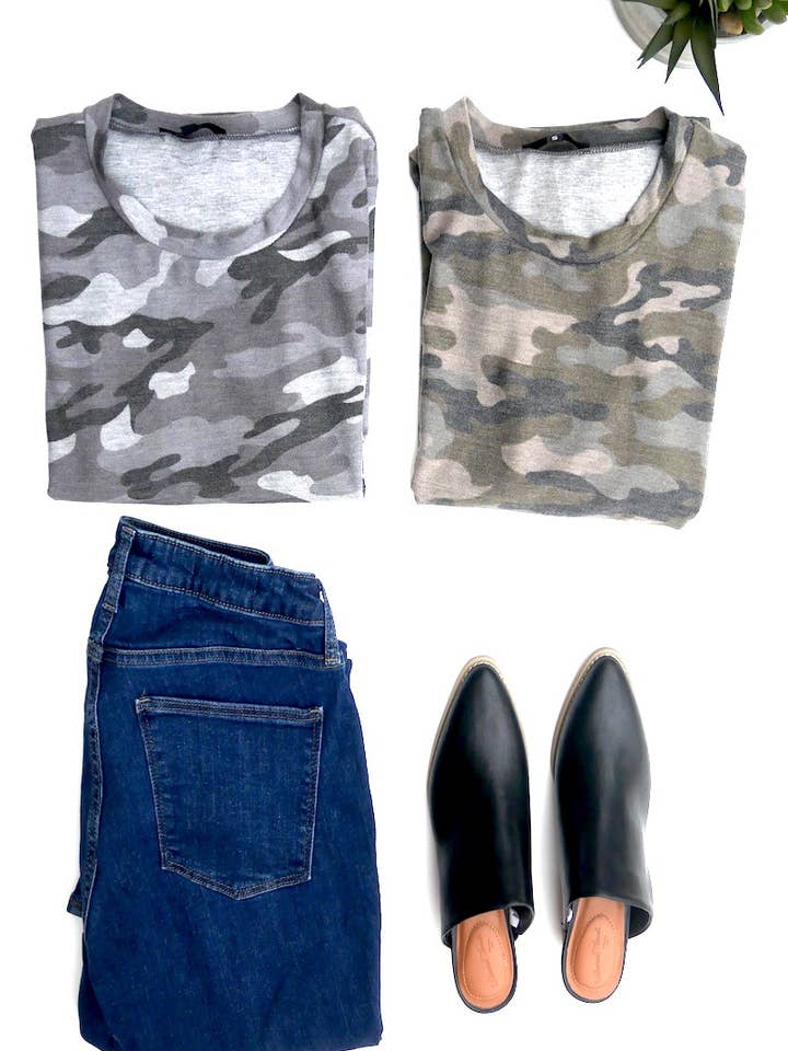 French Terry Camouflage-Pullover S-XL für den Großhandel von 24-Hrs Fashion