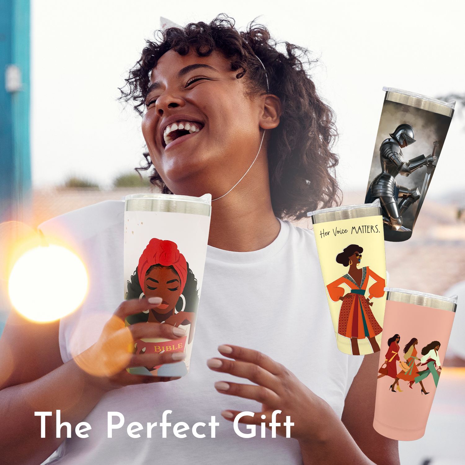 African American Expressions - Wholesale Insulated Mug/Tumbler - God's Presence Small Tumbler7