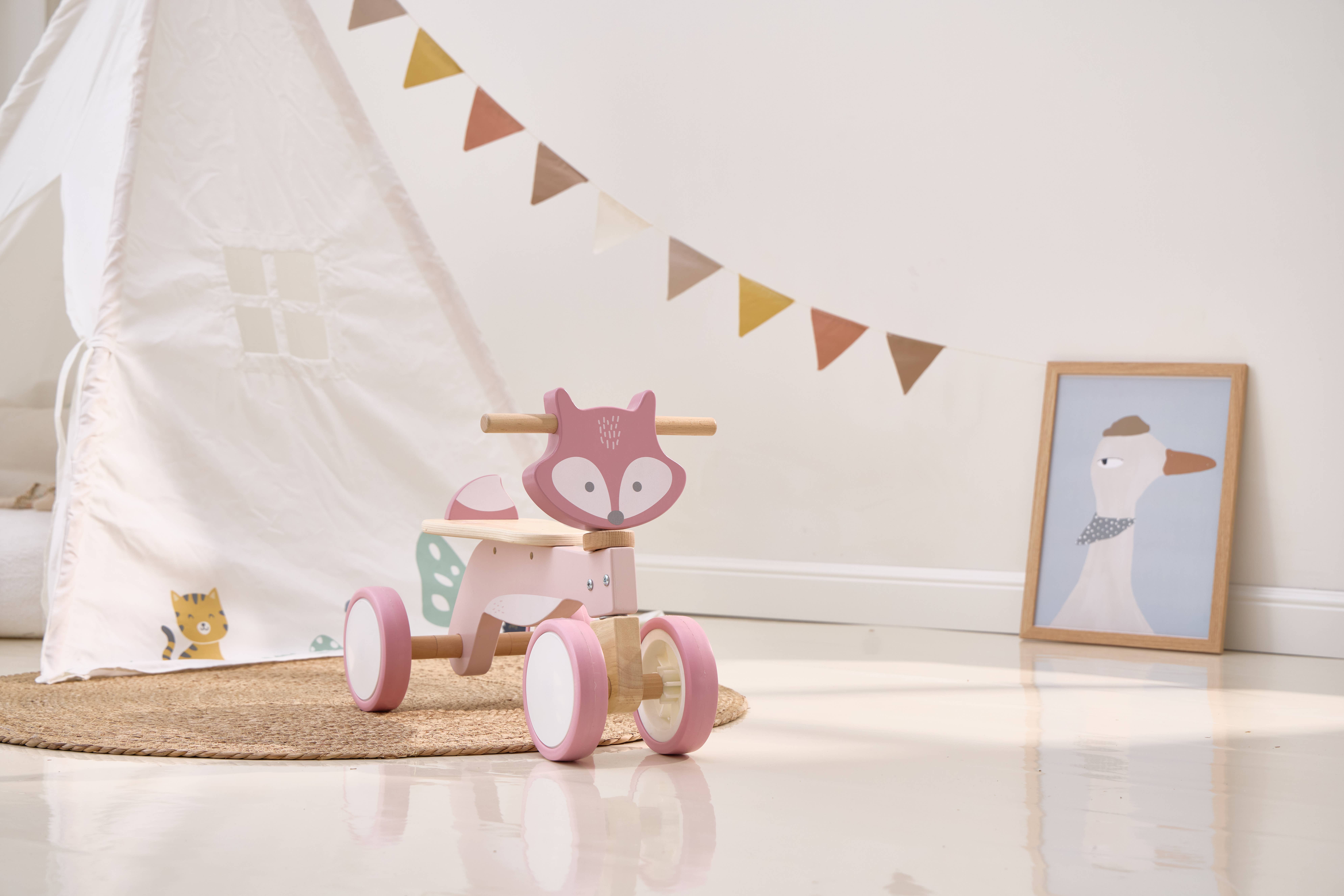 Trade Toys Limited - Wholesale Fietsen en scooter - Kinderen - Houten driewieler - ijsbeer / vos6