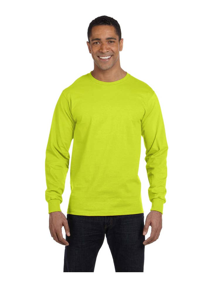 Total Apparel - Wholesale T-Shirt - Unisex - Gildan Dryblend 50/50 Long Sleeve Blank T-Shirt | 84001