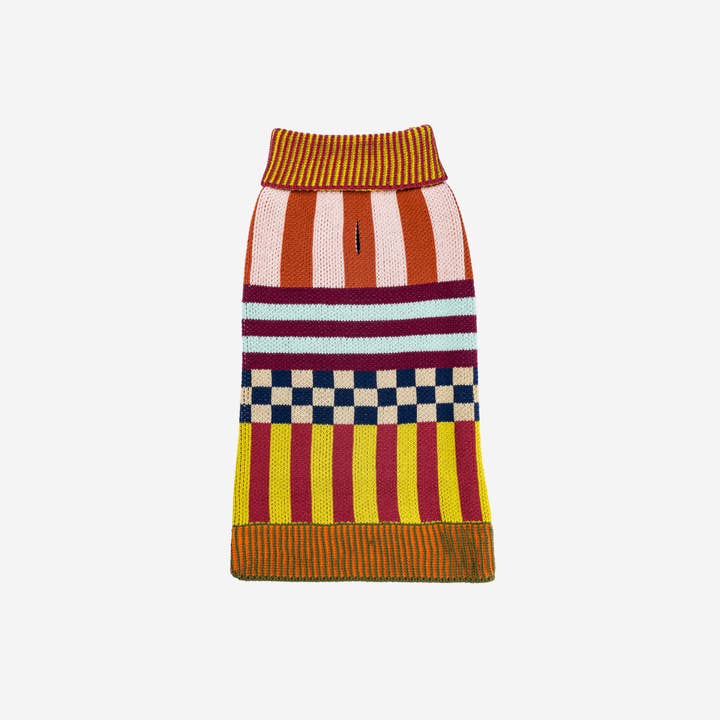 VERLOOP | knits - Wholesale Pet jumper – Dog - Pattern Patch Dog Sweater1