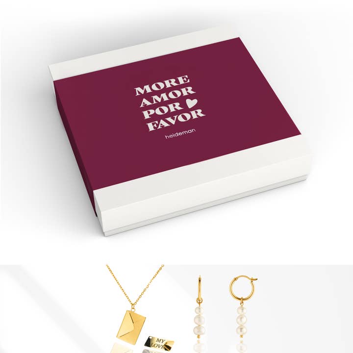 Caja de regalo Loveletter grabada para venta al por mayor de Heideman Schmuck