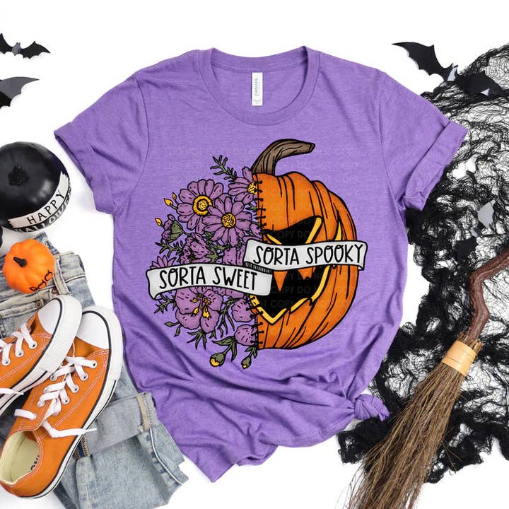 SORTA SWEET SORTA SPOOKY TEE for wholesale by Wild+Crazy Tees and More