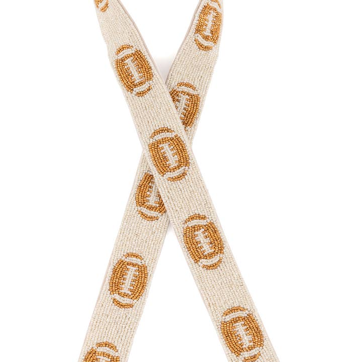 ALÇA DE BOLSA COM MISSANGAS DE FUTEBOL por atacado de Shiraleah