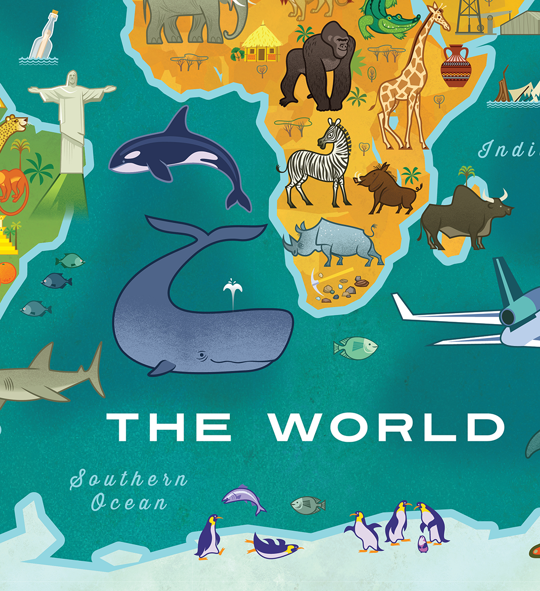 Blue Lobster Puzzles - Wholesale Puzzle - Kids - The World 100 Piece Puzzle6