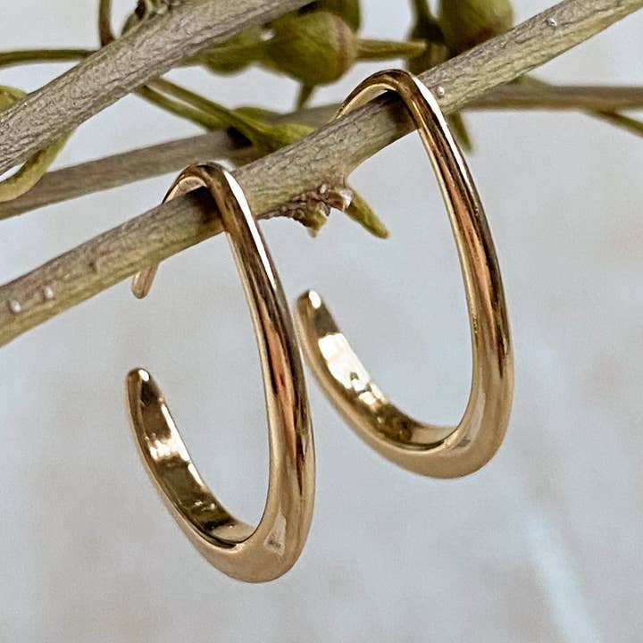 Agaveh girl - Wholesale Hoop Earrings - Aspyn Hoops0