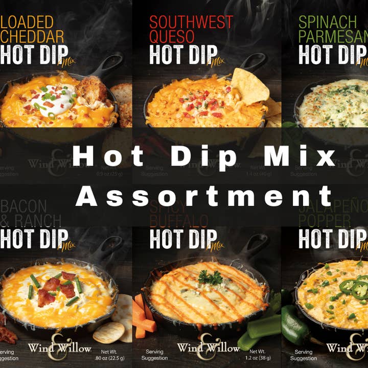 Hot Dip Assortment (cs 36) for wholesale by Wind & Willow