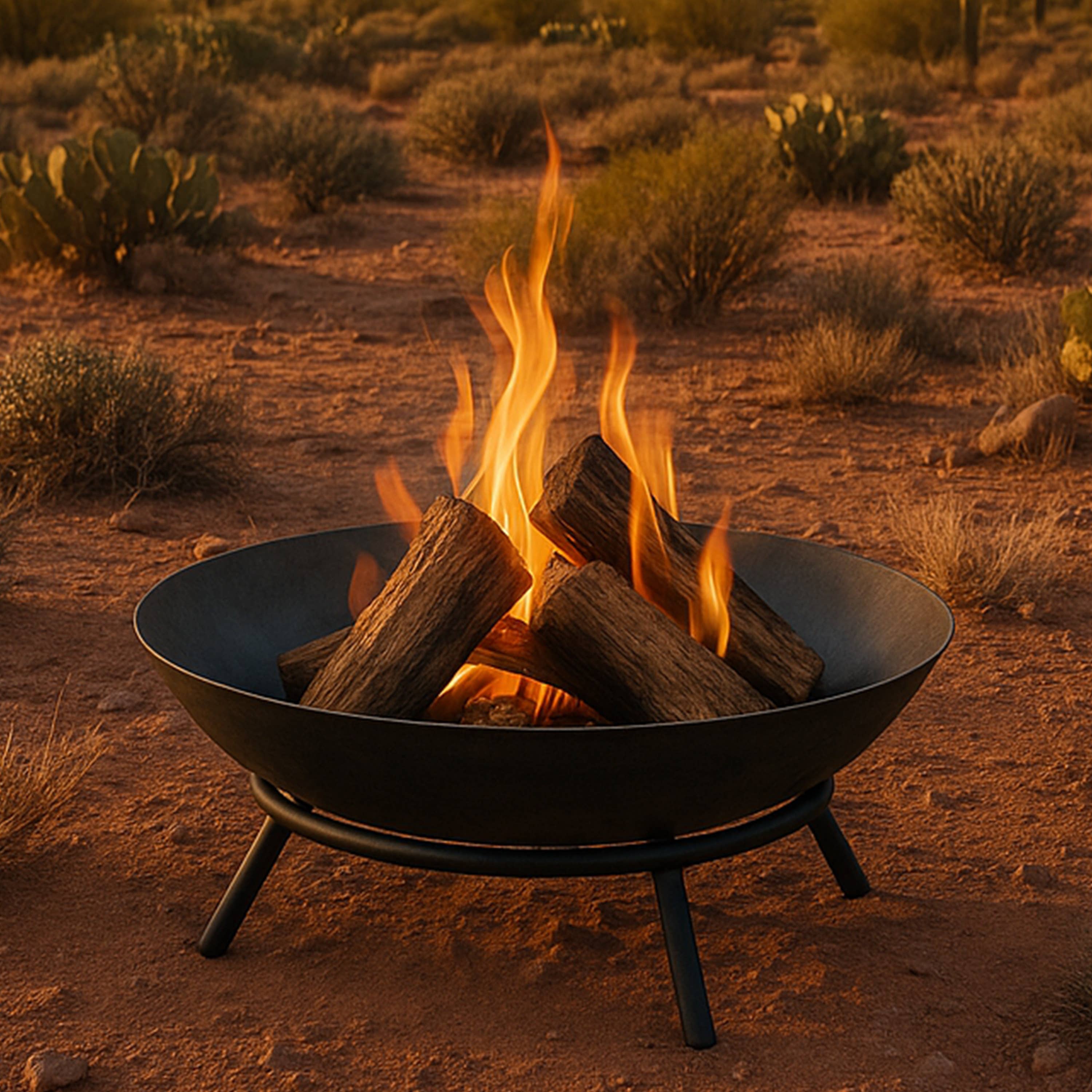 Sunnydaze Decor - Wholesale Fire Pit - 22 in Raised Cast Iron Fire Pit Bowl with Stand8