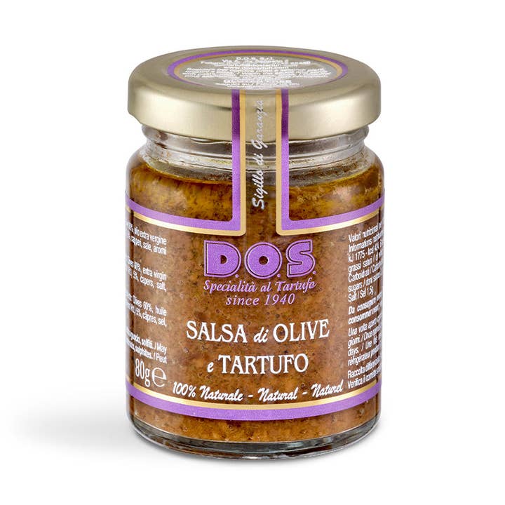 Molho de Azeitona e Trufas 80g por atacado de D.O.S. Specialità al Tartufo